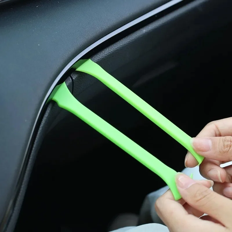Car Vinyl Wrap Tools Squeegee Edge Tucking Non-Scratch Scraper Flexible Rubber Tip Inserter for Plastic Trim Removal
