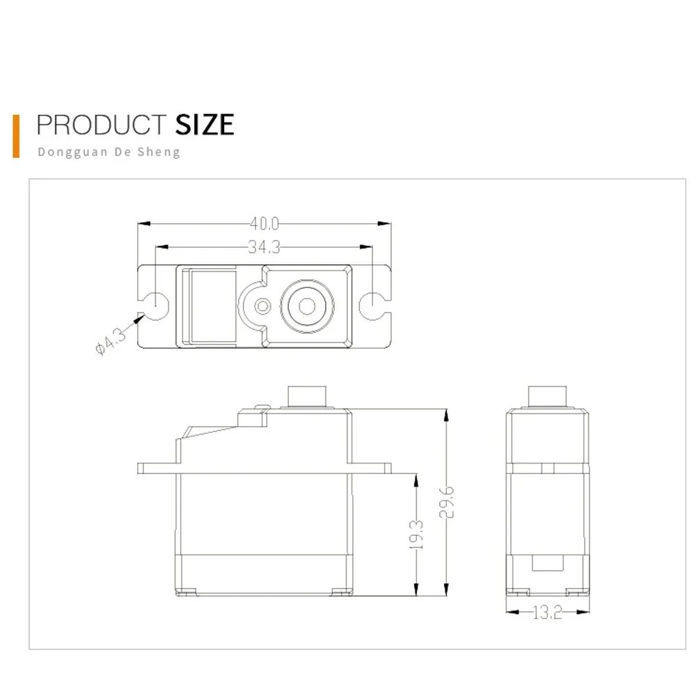 DSPOWER 17G/21G Mikro-Digital-Wasserdichtes Servo mit Kunststoff-/Metallgetriebe für 1/16 1/18 RC Mini Auto LKW Boot Roboter Modell Upgrade-Teile – Detail 9