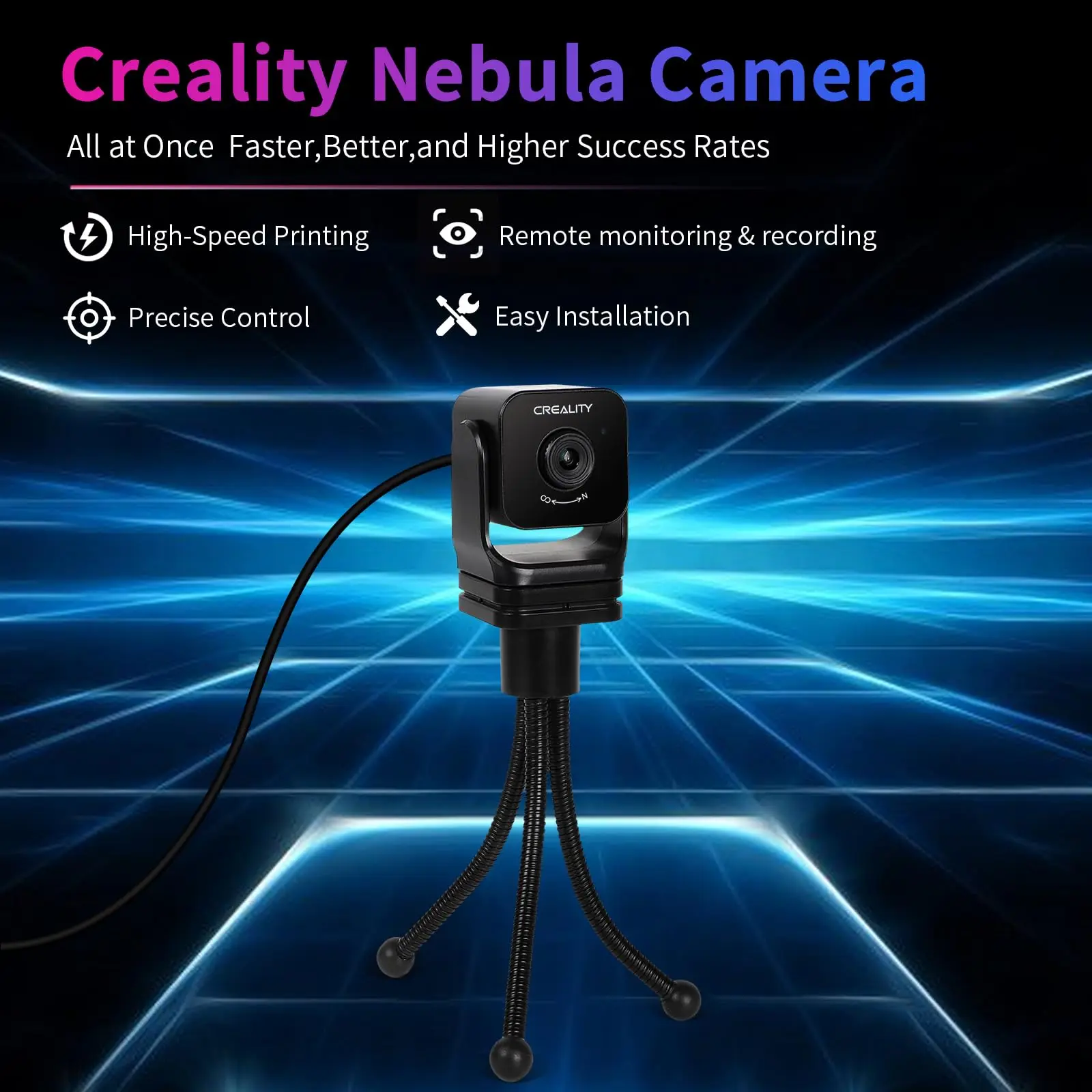 Creality Nebula Camera High-definition USB Camera With Time-Lapse Filming Night Vision Function for Ender 5 MAX / Ender 3 V3 KE