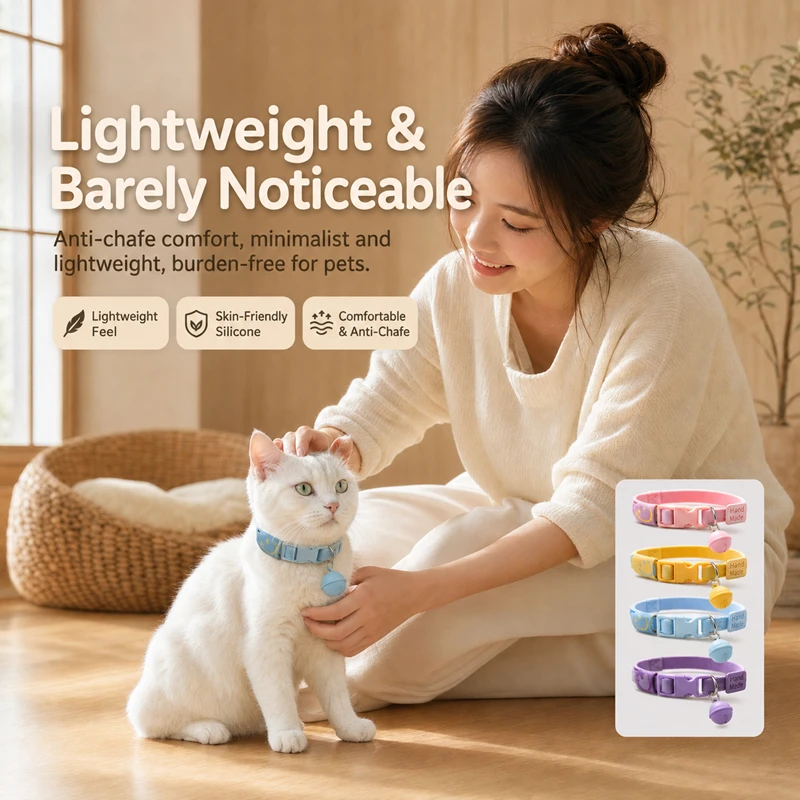 Lenovo New Global Positioning Pet Collar, Cat And Dog Anti Slip Positioning Tool, High Beauty Mini Mini Airtag Tracker