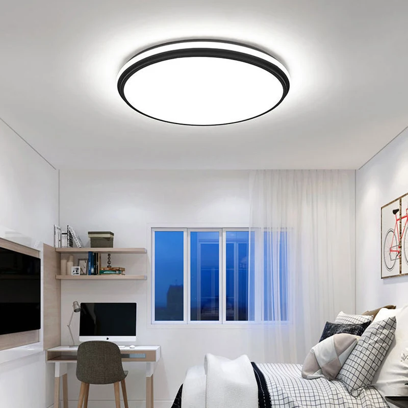 ZK40 Round Led Ceiling Lamp Bedroom Simple Home Decoration Living Room Lighting Creative Modern Balcony Lighting Power:  40CM