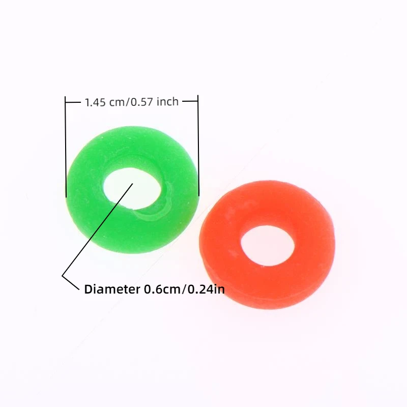 10Pcs High Quality Silicone Rubber O Rings Wear Resistant Sheep Tail Docking Rings for Pasture Animal Management