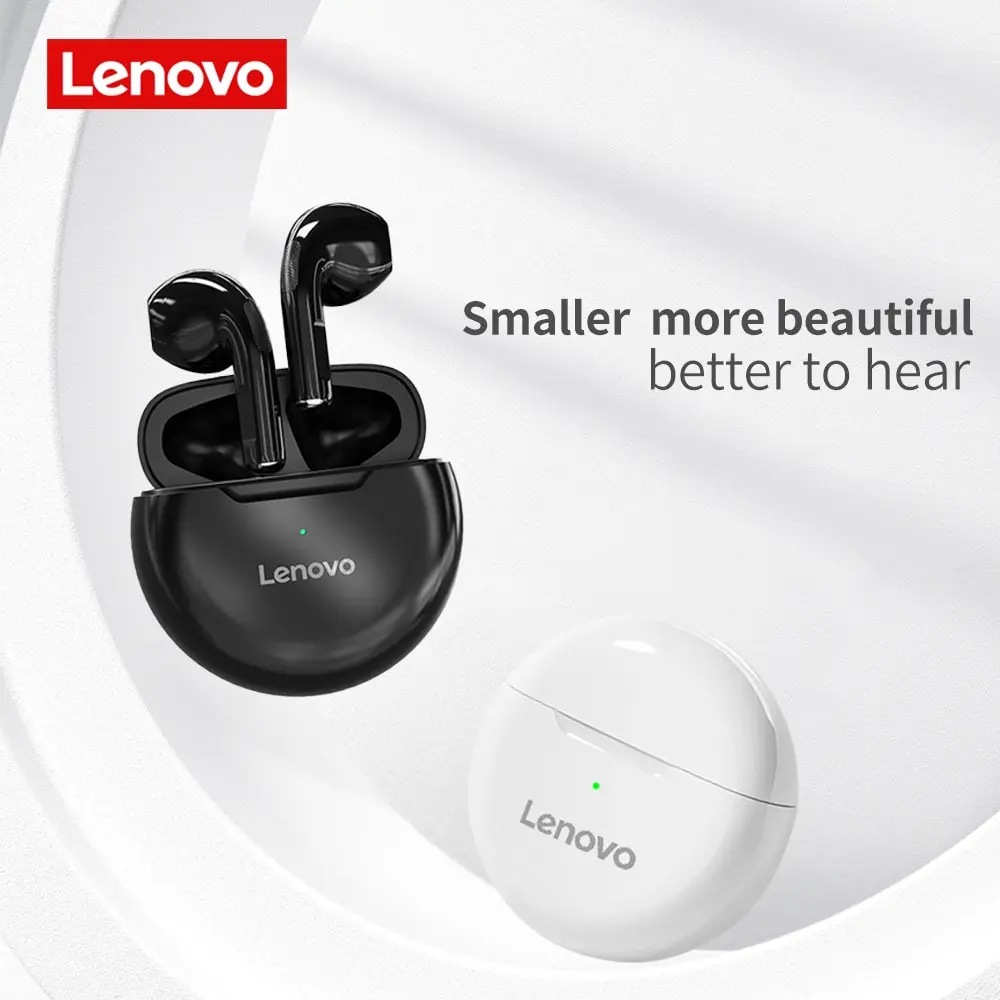 Lenovo Original HT38 Bluetooth 5.0 TWS Fone De Ouvido Sem Fio À Prova D' Água Esporte Headsets Ruído Redução Earbuds Com Mic