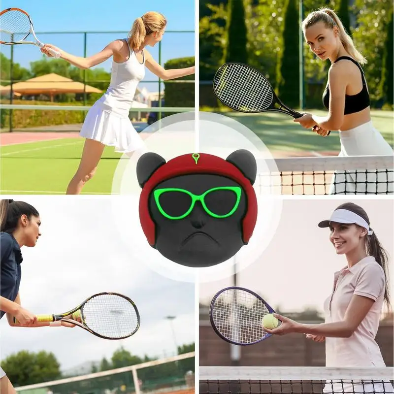 Beschermende Siliconen Tennis Racket Trillingsdempers Tennis Demper Demper Demper Schok Tennis Accessoires