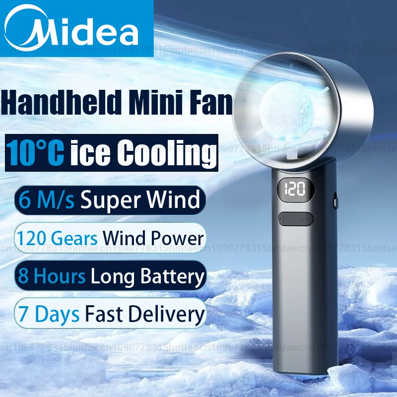 Xiaomi-ventilador de cintura y cuello recargable, 50000RPM, 20000mAh, 36H de tiempo de ejecución, 5 velocidades, motores duales, Clip para cinturón, refrigeración para viajes y oficina al aire libre
