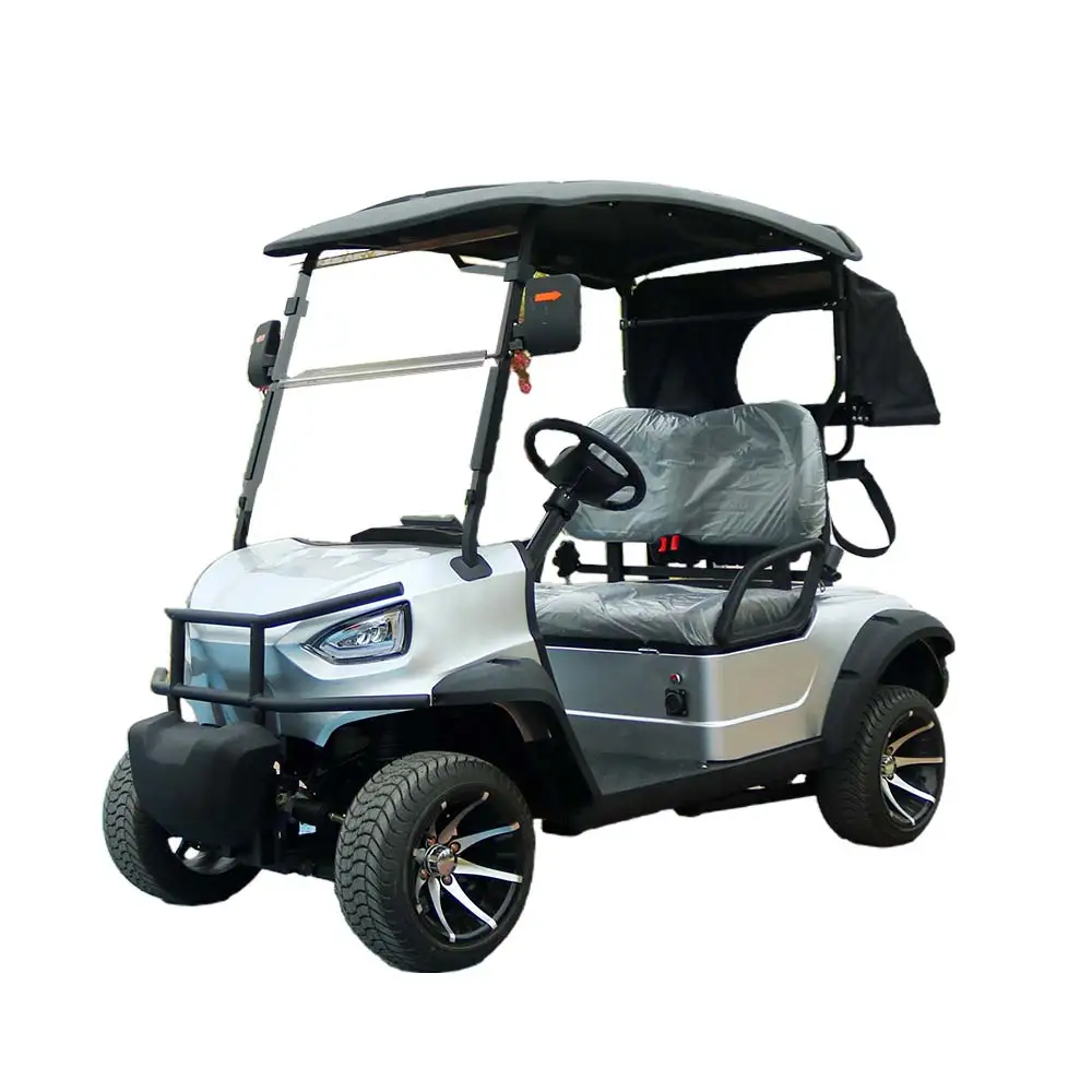 عربة جولف كهربائية صينية للبيع 48 فولت/60 فولت/72 فولت ليثيوم مخصص مريح 4 6 مقاعد عربات جولف كهربائية على الطرق الوعرة عربة جولف #1