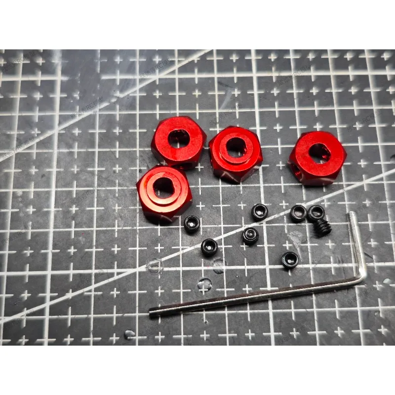 MJX Hyper Go 10208 1/10 Monster Truck Brushless Remote Control Car 7075 Square Inner Hole Widening Adapter RC Car Accessories