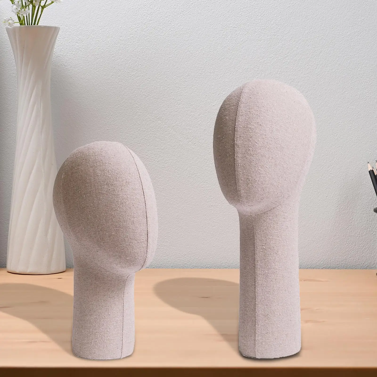 Mannequin Head Wig Head Manikin Head Hat Rack Home Decor Wig Display Holder Hat Holder for Headdress Wig Making Display Home
