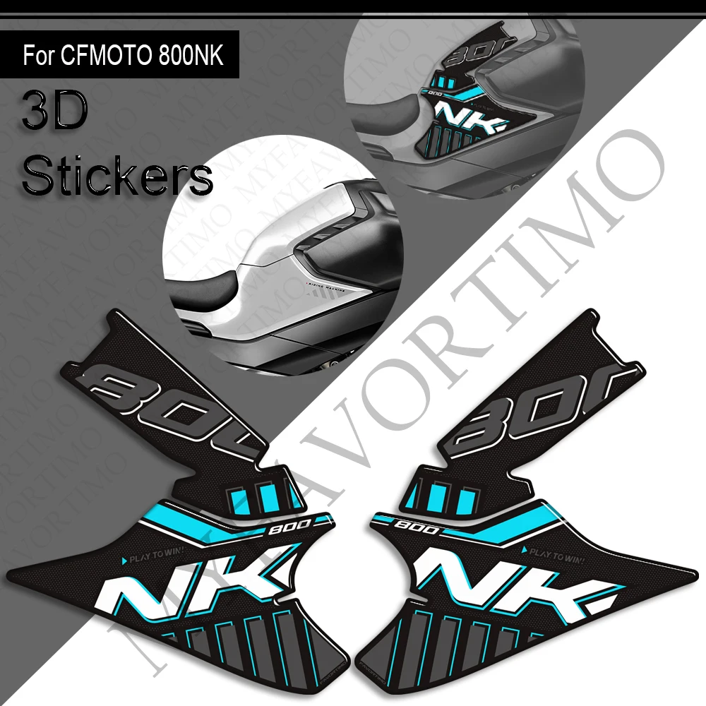 For CFMOTO 800NK 800 NK Motorcycle Tank Pad Side Grips Gas Fuel Oil Knee Protector Stickers Decals