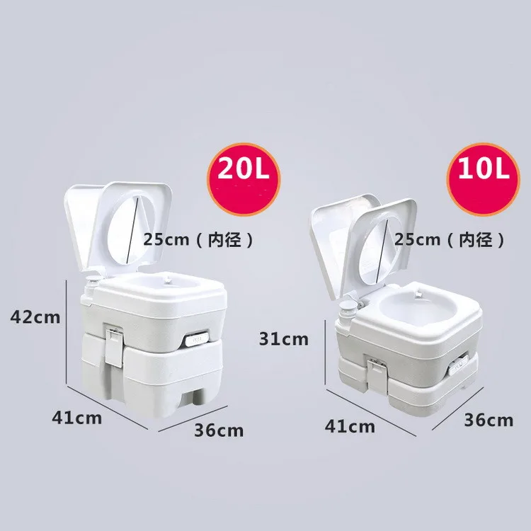 Outdoor camping car toilet portable mobile toilet indoor piston pump water flushing pregnant woman toilet