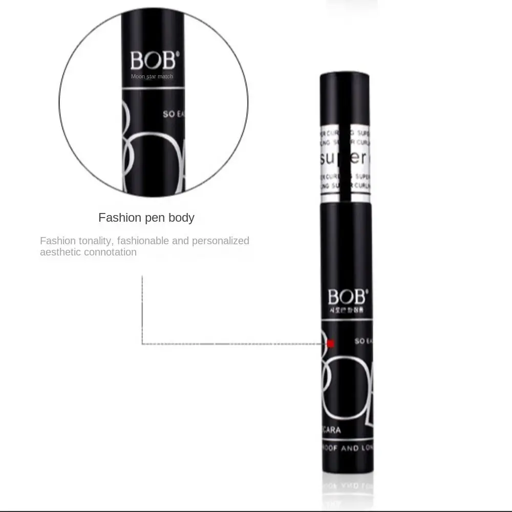 Impermeável Black Eyelash Extension Mascara para Mulheres, 3D Slender Eyelash, Thick Curling, Oil Free, Alongamento