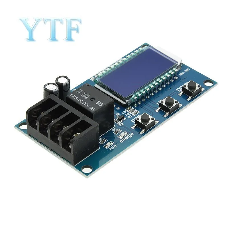 XY-L10A bateria módulo de controle de carregamento de bateria digital sem energia total interruptor de proteção de sobrecarga 6-60v