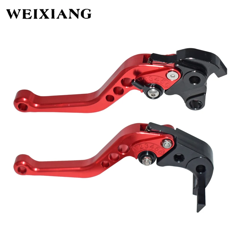 

For Honda CBR600RR 2007-2012 Motorcycle CNC Adjustable Brake Clutch Levers Adjuster Front Rear Double Discbrake Lever Aluminum