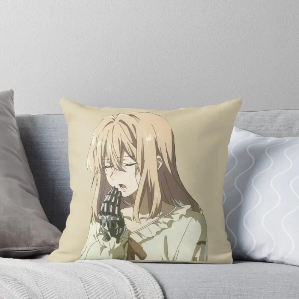 Violet Evergarden Throw Pillow Sitting Cushion Pillow Cases Decorative Pillow Case Christmas Cusions Cover