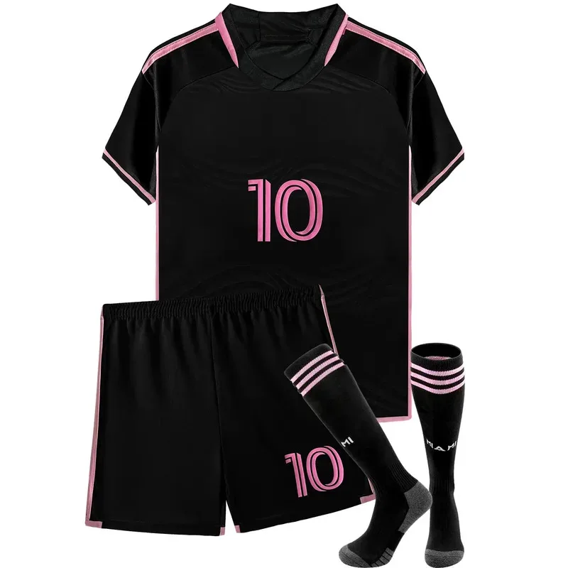 

Kids 7 Football Sports Fan for Boys Girls Youth Shirts and Shorts Stockings Set for 4-14 Years