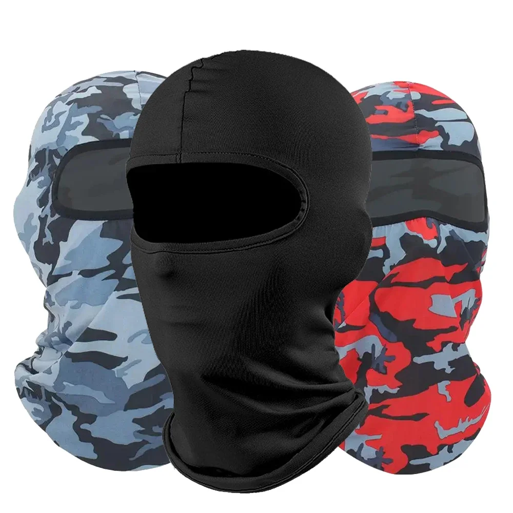 Sunscreen Balaclava Motorcycle Full Face Mask Motorbike Cycling Hiking Helmet Hood Moto Riding Neck Men Women Ski Mask