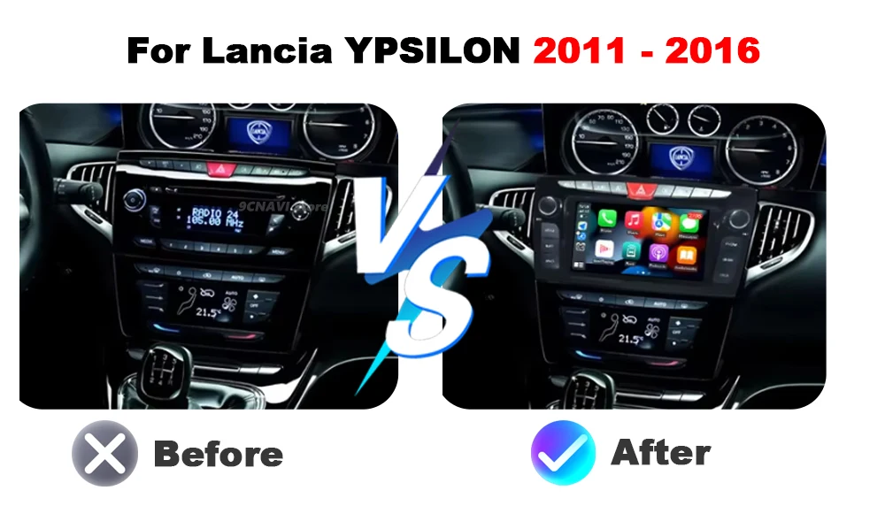 7 ' Android 16 Auto For Lancia YPSILON 2011-2016 Navigation Wireless Carplay Car Multimedia Video Player Stereo Autoradio Tools