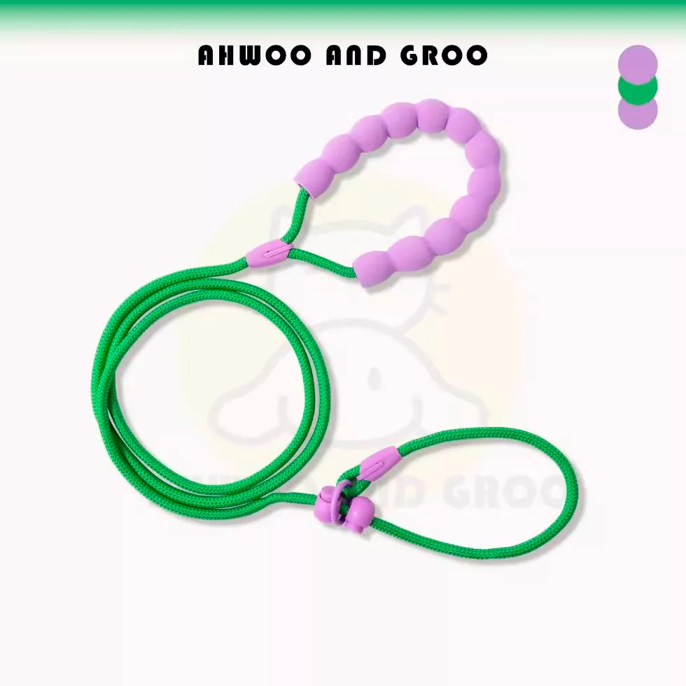 150 cm rundes Trainingseil für Hunde, leichtes Nylon-P-Kettenhalsband, verstellbar für kleine und mittelgroße Hunde, Gehleine, Heimtierbedarf – Detail 17