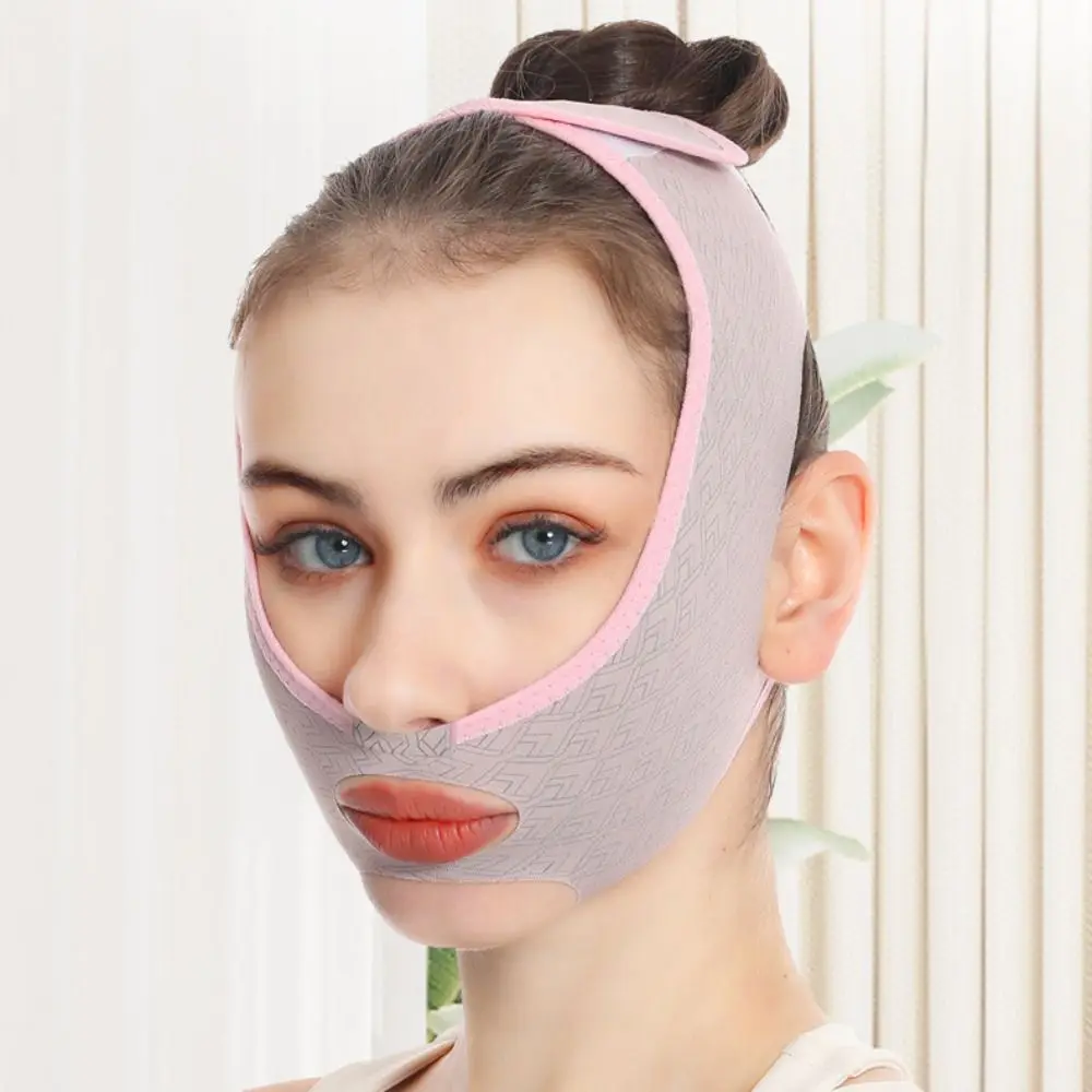 Straffen des Gesicht Doppel kinn verschwinden verblassen Naso labial falten V-Gesicht schützen Maske Gesicht dünner werdende Bandage Gesichts pflege Beauty-Tool