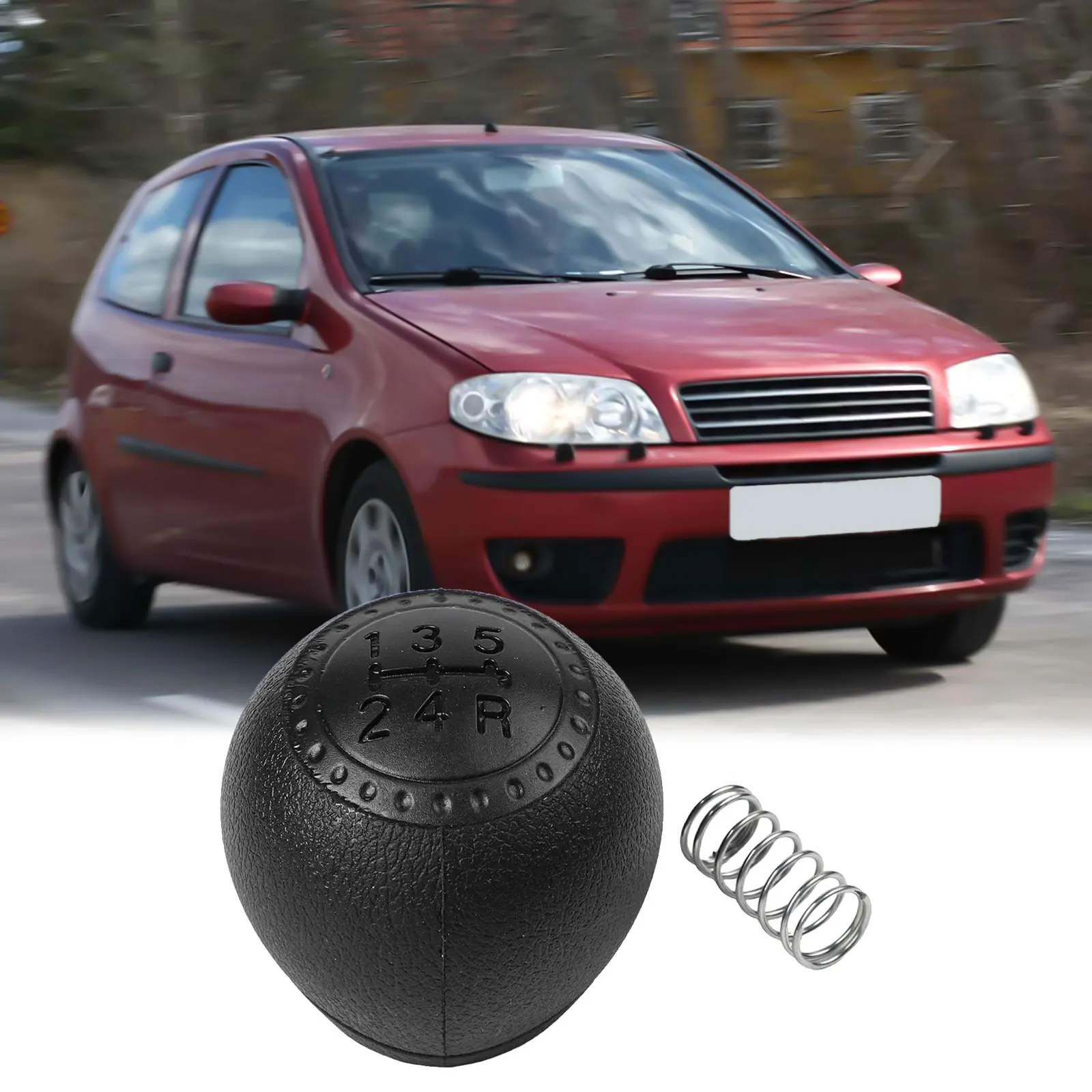 

For Fiat For Punto 188 1999 2012 Manual Transmission 5 Speed Gear Knob with Return Spring Replacement Gear Shift Lever Accessory