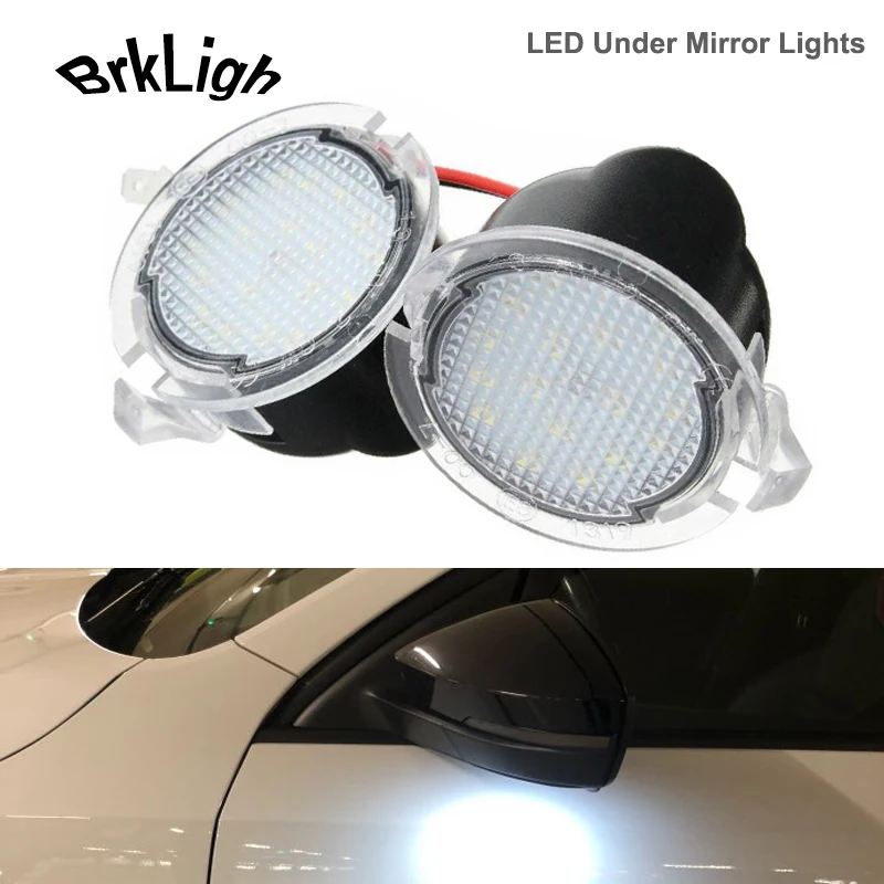 

2pcs Error Free LED Under Side Mirror Lights Puddle Lamps For Lincoln LS MKX MKT MKS MKZ Navigator Mercury Sable Car Accessories