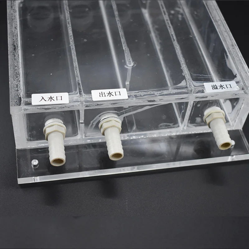 Acrylic Flow Cell Is Used For Installing Ph Residual Chlorine Dissolved Oxygen Conductivity Sensor And Electrode