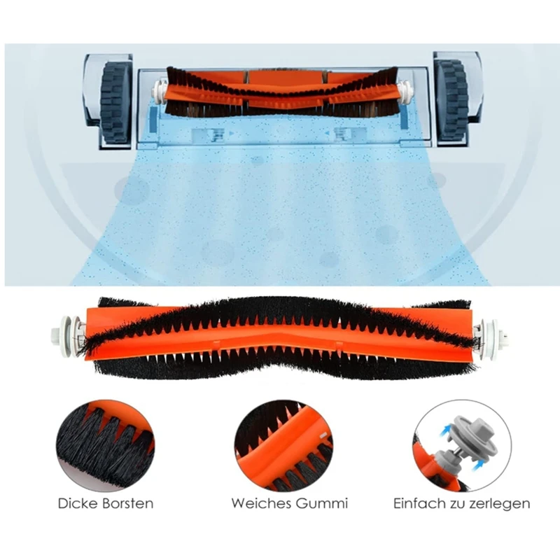 ●For Robot Vacuum S10+ / S10 Plus B105 Vacuum Cleaner Spare Parts Main Side Brush Hepa Filter Mop Rag Accessories-ABFB view 5