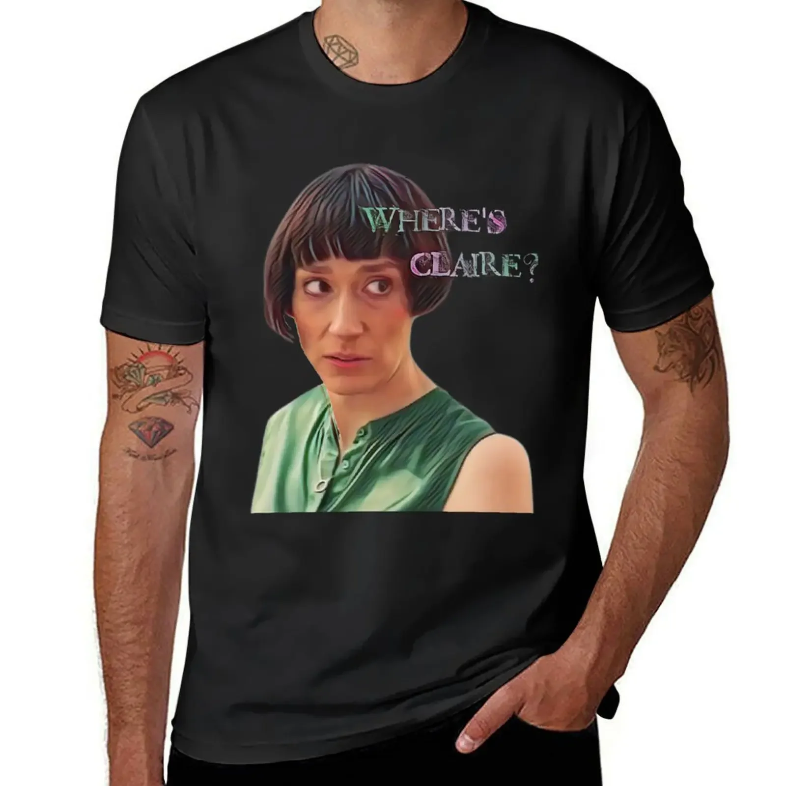 

Футболка с коротким рукавом,Фи Клер рэпер графика Croswit Man Graphic для мужчин