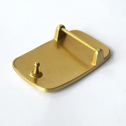 Solid Brass Belt Buckles Metal Cowboy Waistband Head for Men Jeans 40mm Belts Leather Craft Accessories