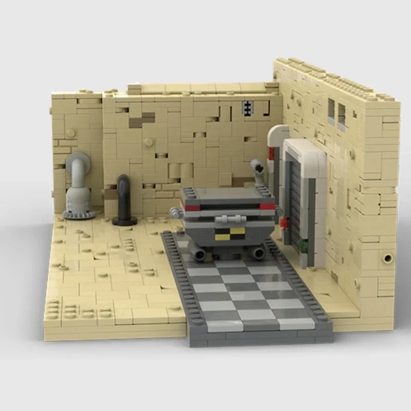 Estrella película Moc ladrillos de construcción Escape Galaxy Base modelo tecnología bloques escenas de películas clásicas juguete DIY Set regalos de montaje