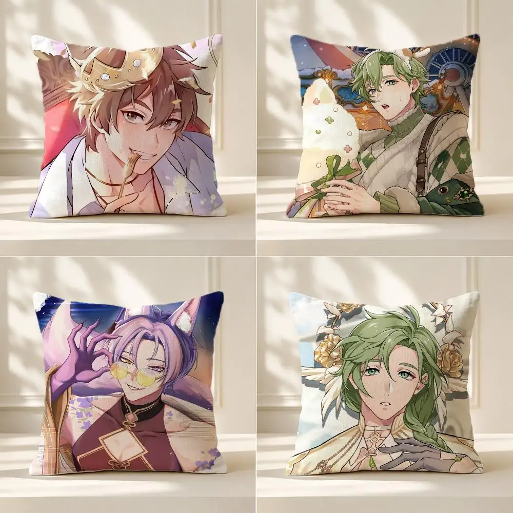 game Nu Carnival Cushion Cover Pillow Cover Nordic Minimalist Throw DoubleSided Print Cushion Case for Sofa Bedroom Decor