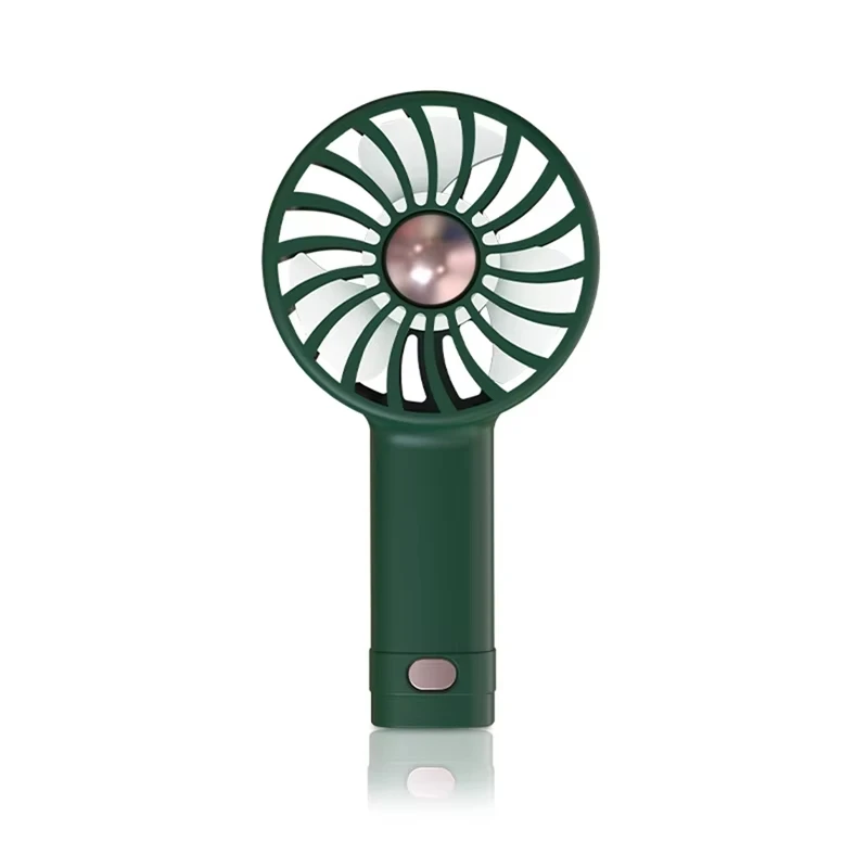 USB Charging Handheld Mini Fan Student Small Fan Portable Pocket Fan Desktop Fan Silent Small Fan Wind Power Built-In Aromathera