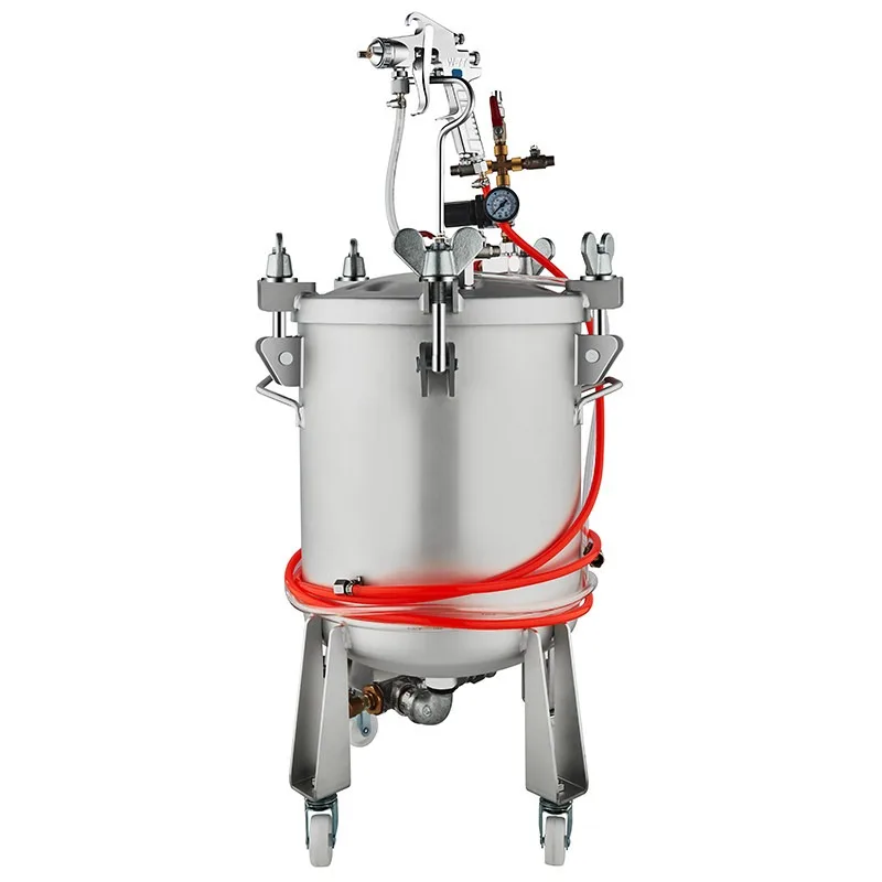 For 30 Liters Under Discharge Pressure Barrel W-77 Spray Gun Water in Water Sand Colorful Paint Spray Gun