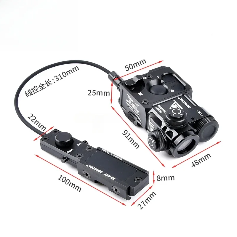 Zainite PERST-4 Full Metal Version Red And Green Indicator High Quality IR Laser Flash