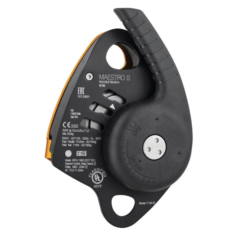 

Be suitable for pulley type descender outdoor anti-fall device