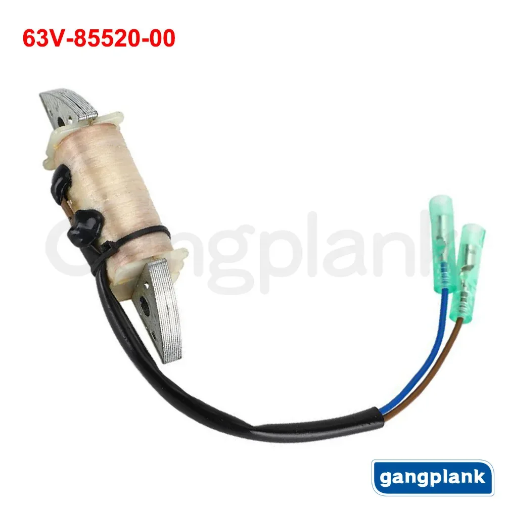 Outboard Motor 63V-85520 Charging Coil Ignition Coil for Yamaha 2-stroke 15-horsepower 63V-85520-00 Boat Engine Parts