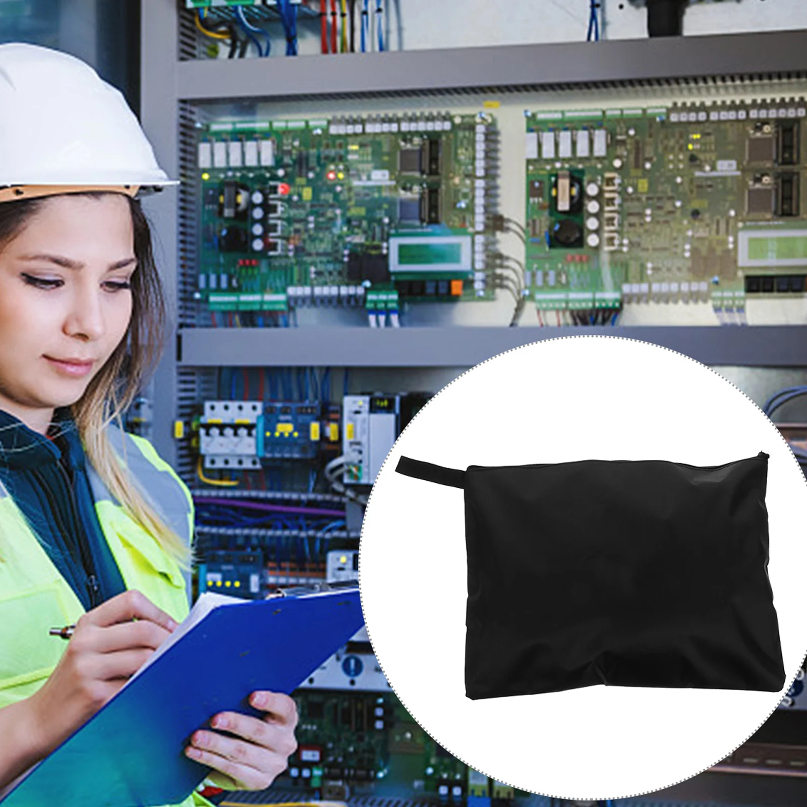 3 قطع من أكياس أدوات قماش أكسفورد المقاومة للماء، أكياس تخزين متينة، حقائب يد محمولة خفيفة الوزن، مجموعة أدوات ذات سعة كبيرة #3