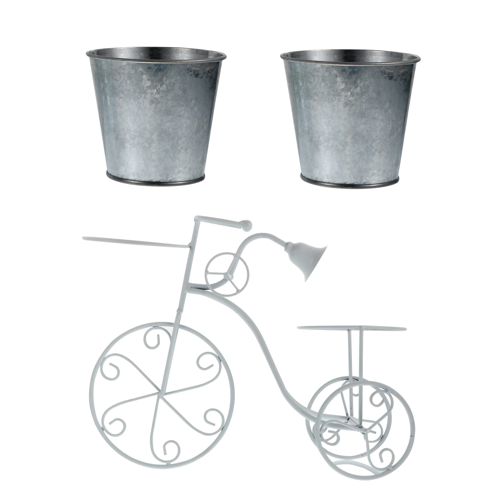 1 قطعة رف أحواض زهور الدراجة الحديد شكل الدراجة حامل النبات لحامل العصارة ديكور المنزل مكتب حديقة الديكور #6