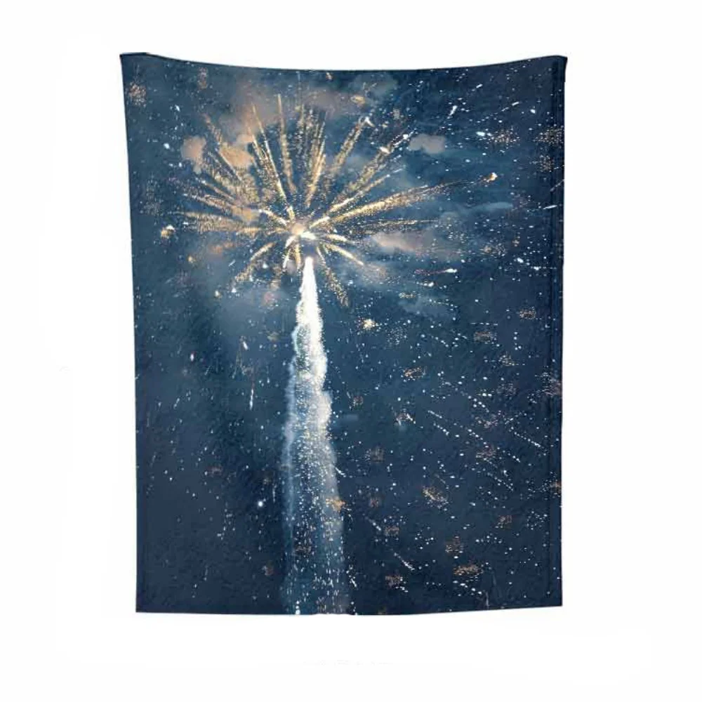 

Fireworks Ultra-Soft Flannel Blanket - Exceptional Warmth and Cozy Comfort for Perfect Home Decor: Sofa, Bedroom