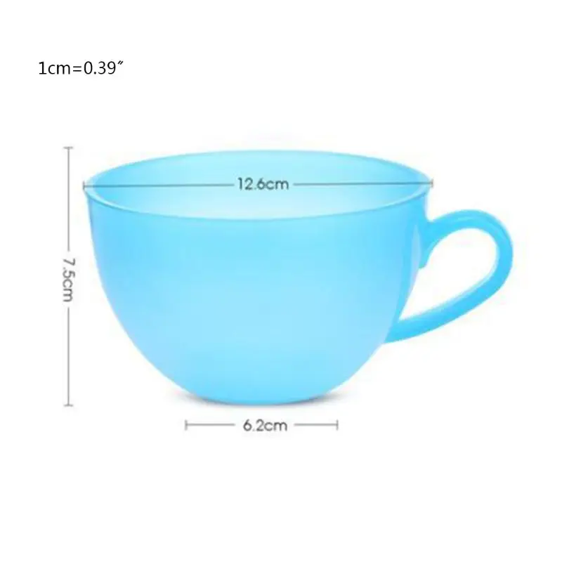 Mixing Bowl with Handle Cream Bean Dessert Pastry Cupcake Butter Mixture Cup for Color Matching Cake Decor Kitchen T21C