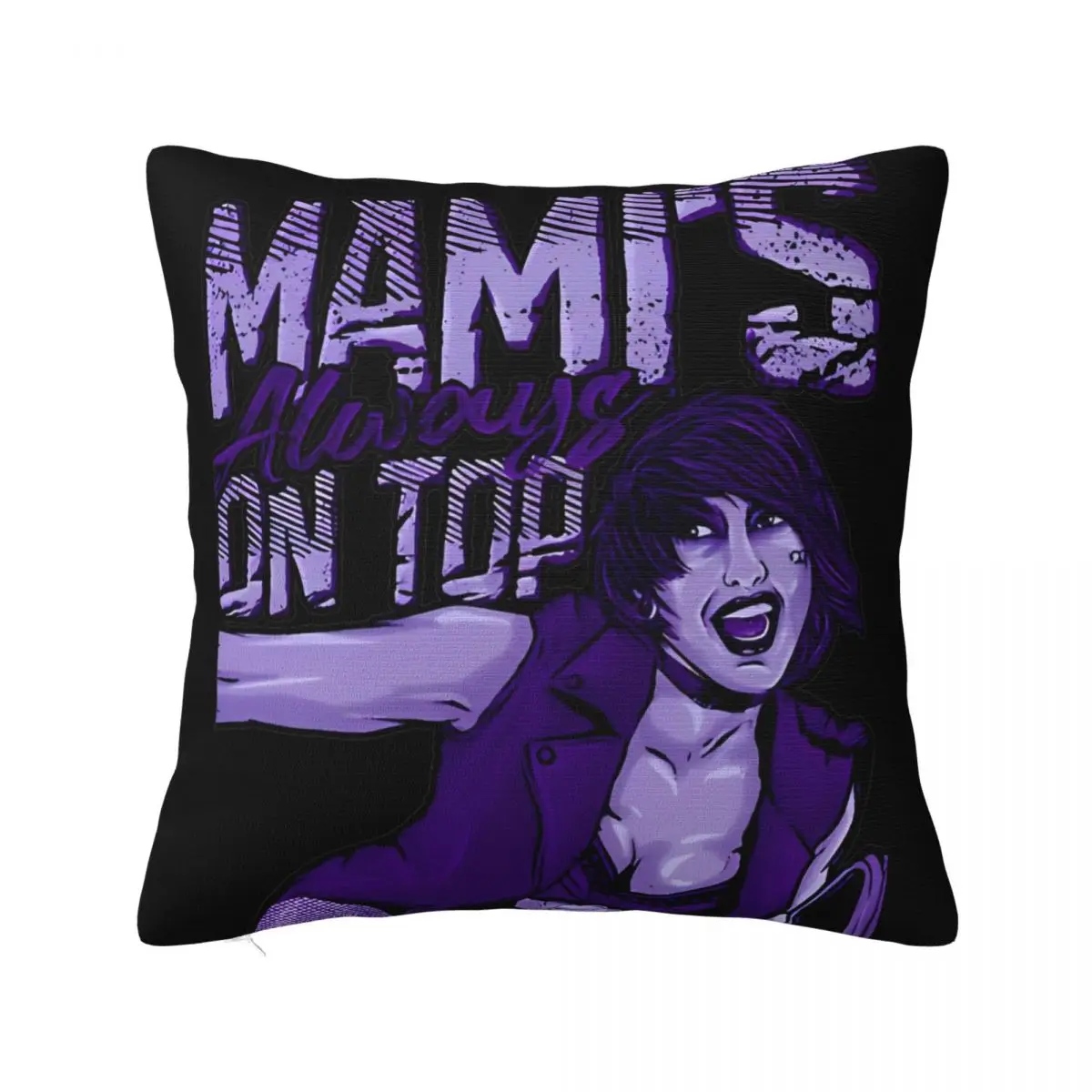 Decorative Pillow Covers Mami's Always On Top Rhea Ripley Merch Car Wrestling Wrestler Throw Pillow Case Cover Square Multi Size