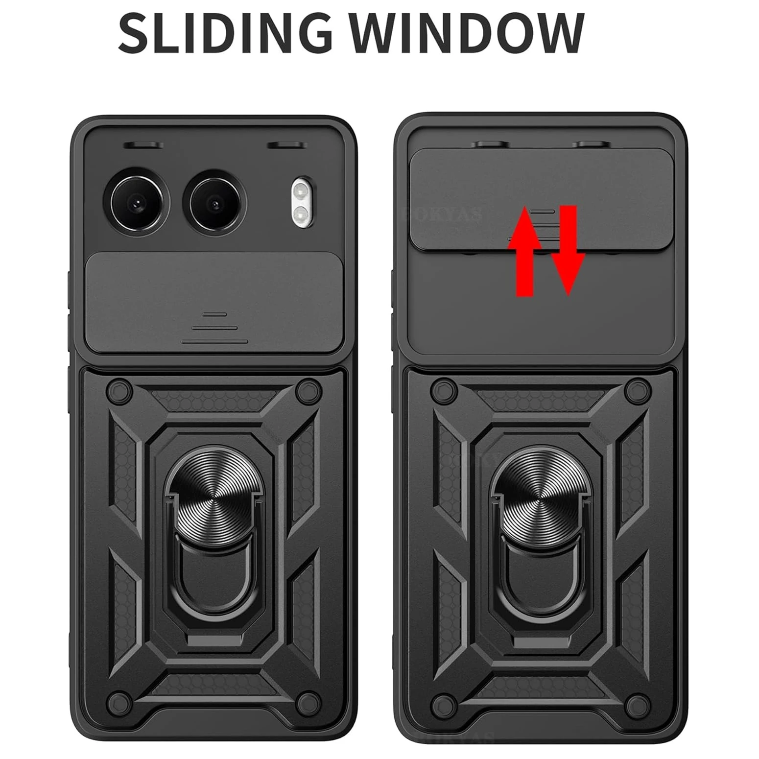 حافظة مدرعة بمسند لهاتف OnePlus Nord 4 5G مع حلقة حماية للعدسة وحامل مغناطيسي Coque Fundas