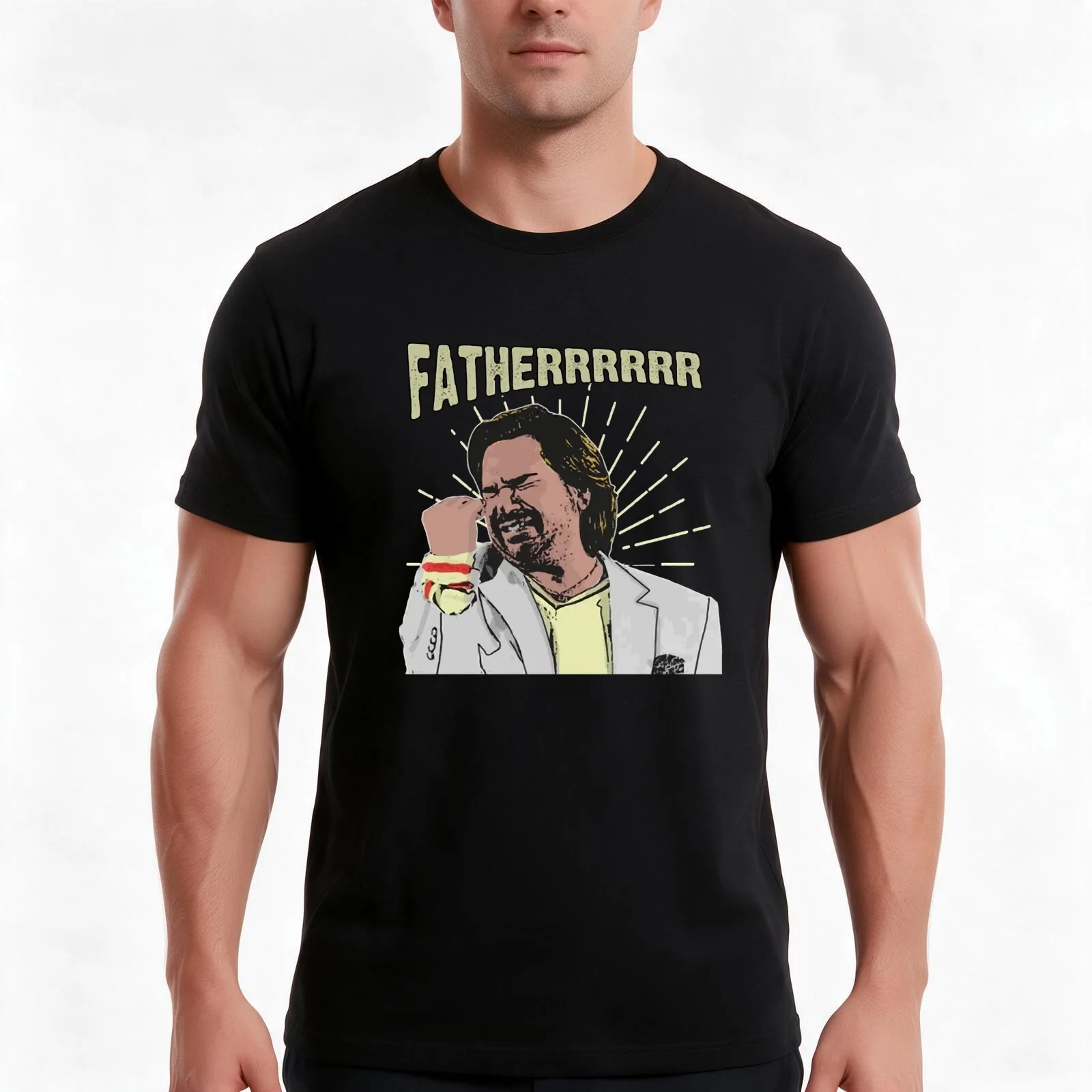 Douglas Reynholm Father The It Crowd Heavy T-Shirt Summer Casual Cotton Tee Oversized Streetwear Tops Vintage Graphic Print