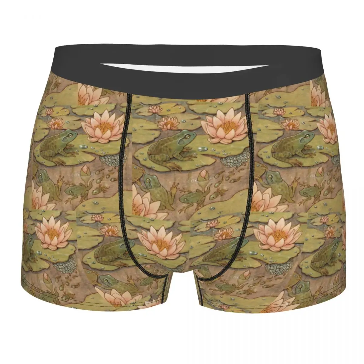 Boxer Underpants Shorts Metamorphosis Frog Panties Men's Breathable Underwear for Homme Man Boyfriend Gift
