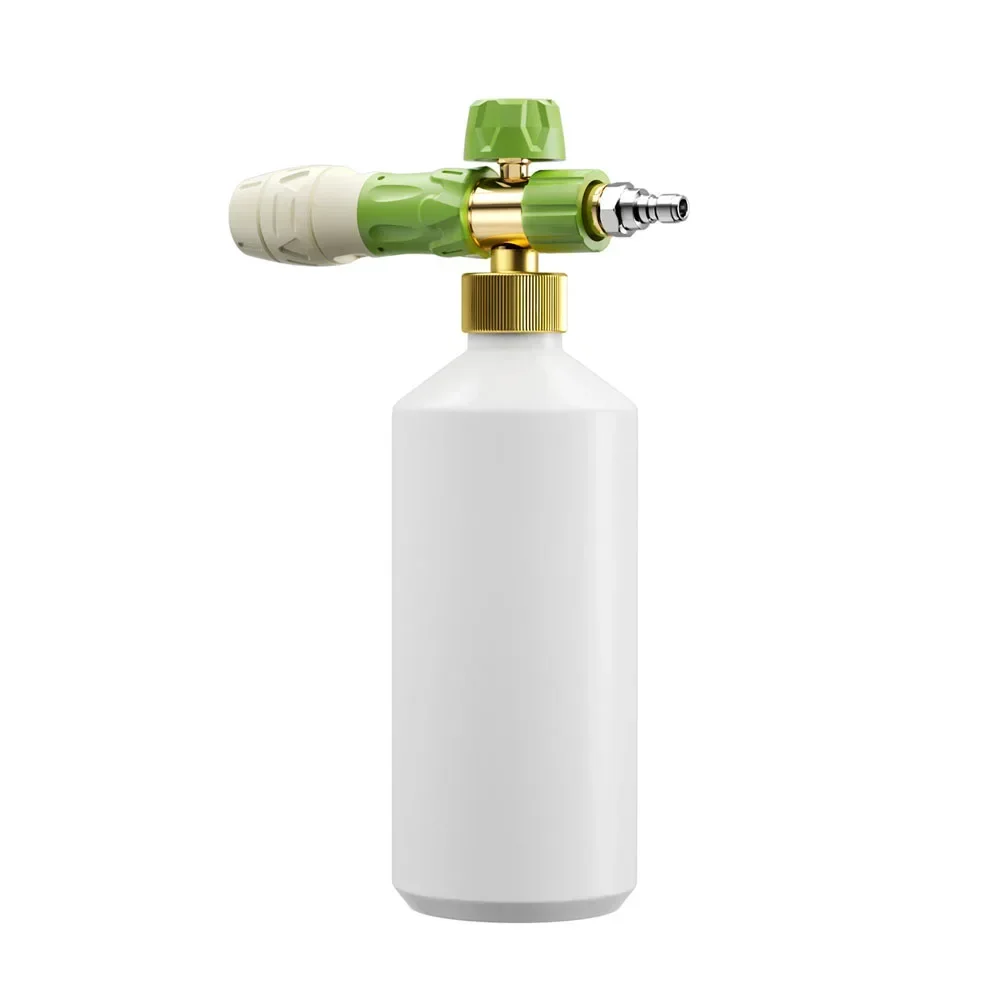 

Инструмент с двойным разъемом, пенопластовая лейка для чистки гаража, большая распылительная бутылка, совместимая с большинством систем, эффективное средство для чистки