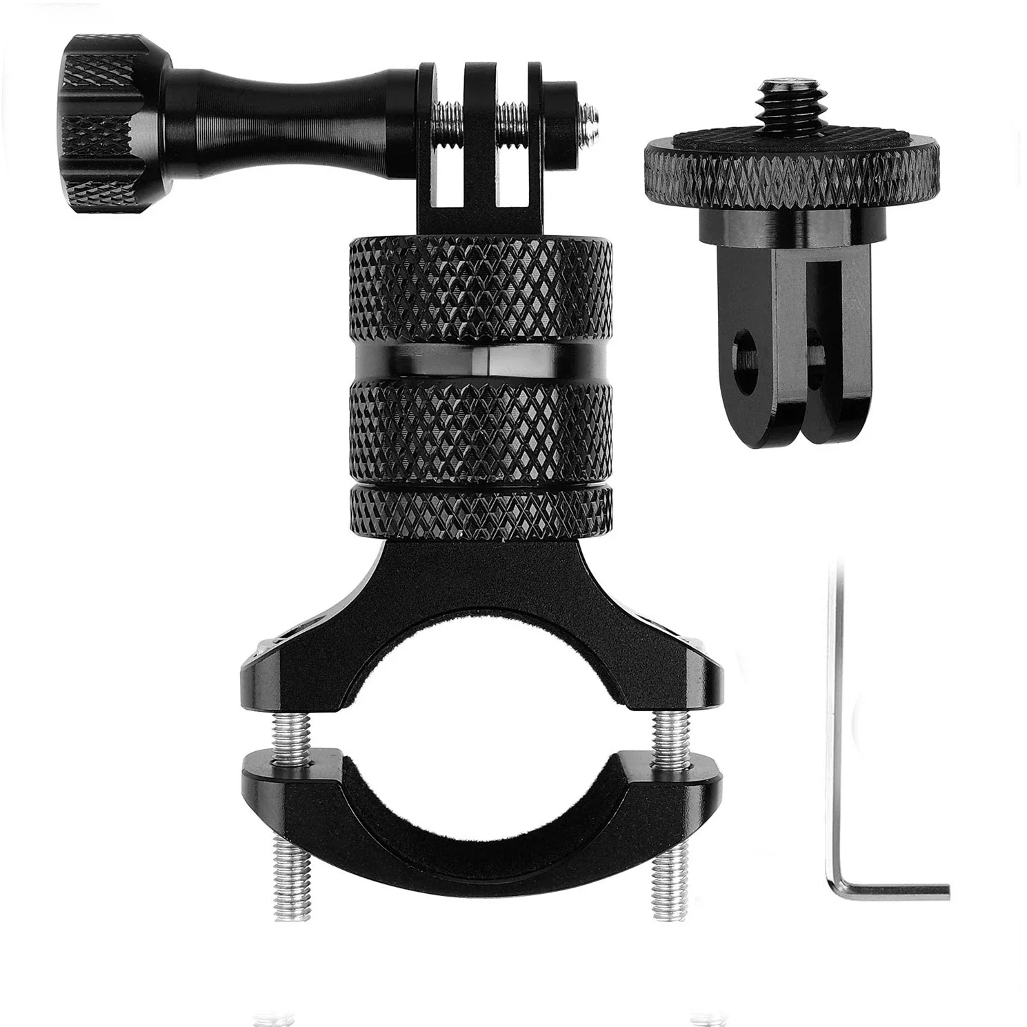 for Bike Mount Camera Handlebar 360 Degree Rotation Bike Camera Mount for Mountain Bicycle/Motorcycle for Gopro Hero 10 9 8 7 6