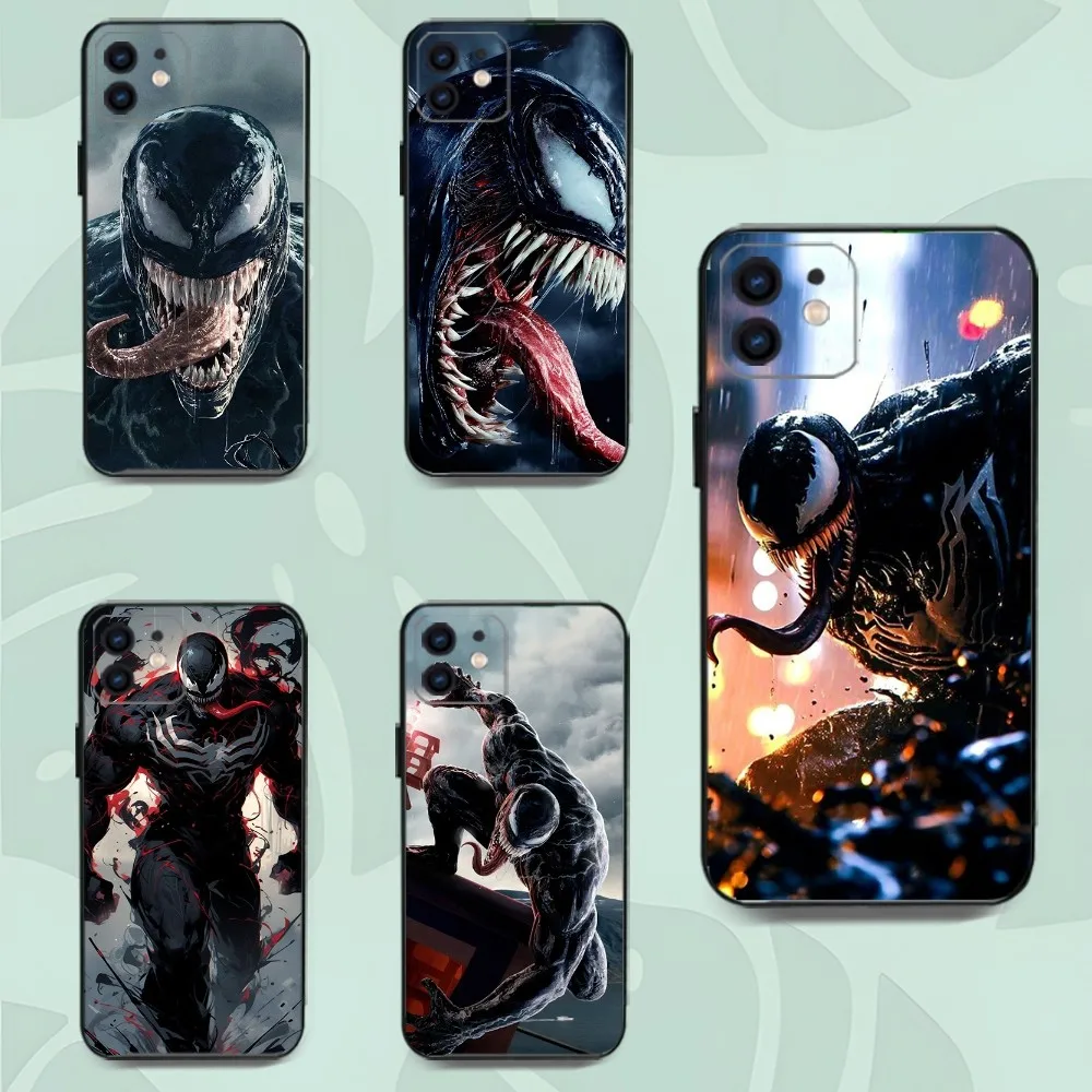 V-Venom Phone Case For Iphone 15 11 13 14 Pro Max 7 8 Plus X Xr Xs Max Se2020 12mini Cover Case