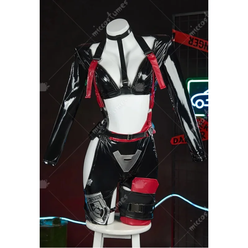 

25COSMiccostumes Women's Nikkee Red Hood Cosplay Costume Top and Pants with Jacket Halloween Cosplay Costumes