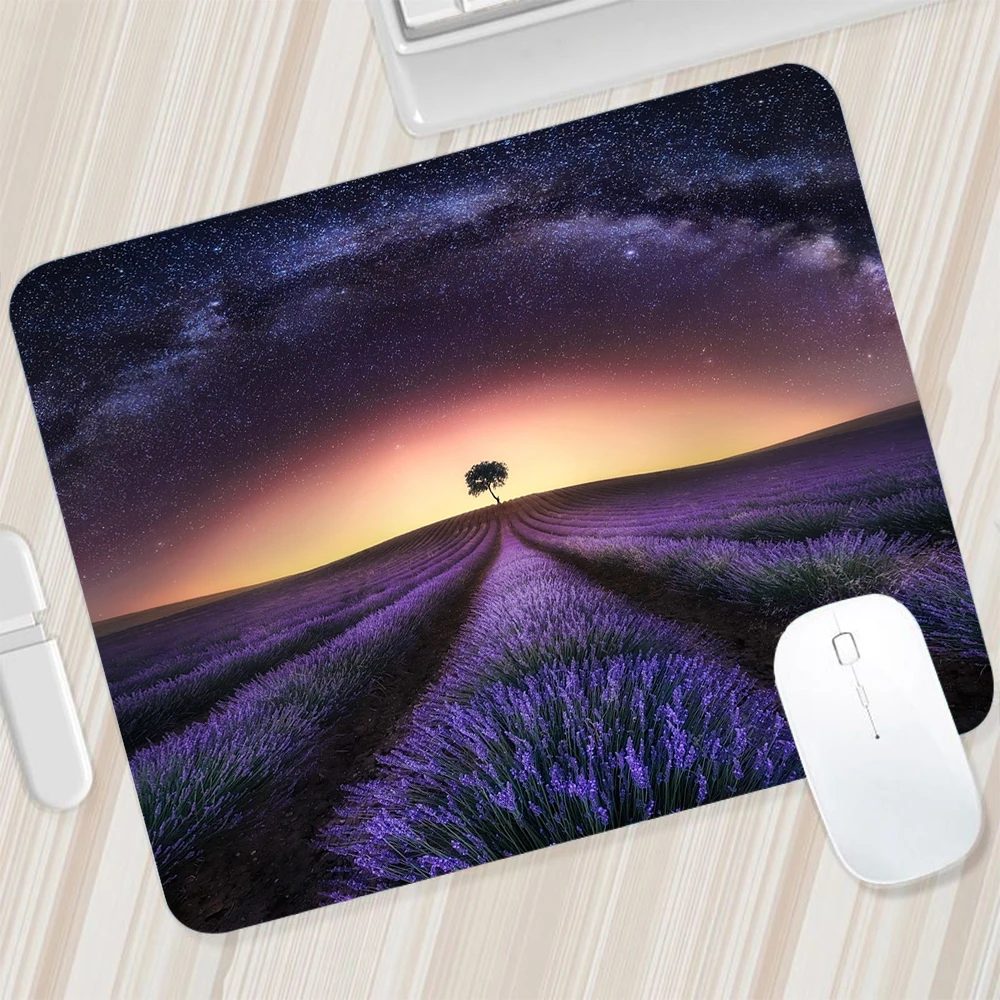 Night Sky Galaxy Small Mouse Pad Gaming Mousepad PC Gamer Mouse Mat Computer Office Pad Keyboard Mat Desk Pad Laptop Mausepad