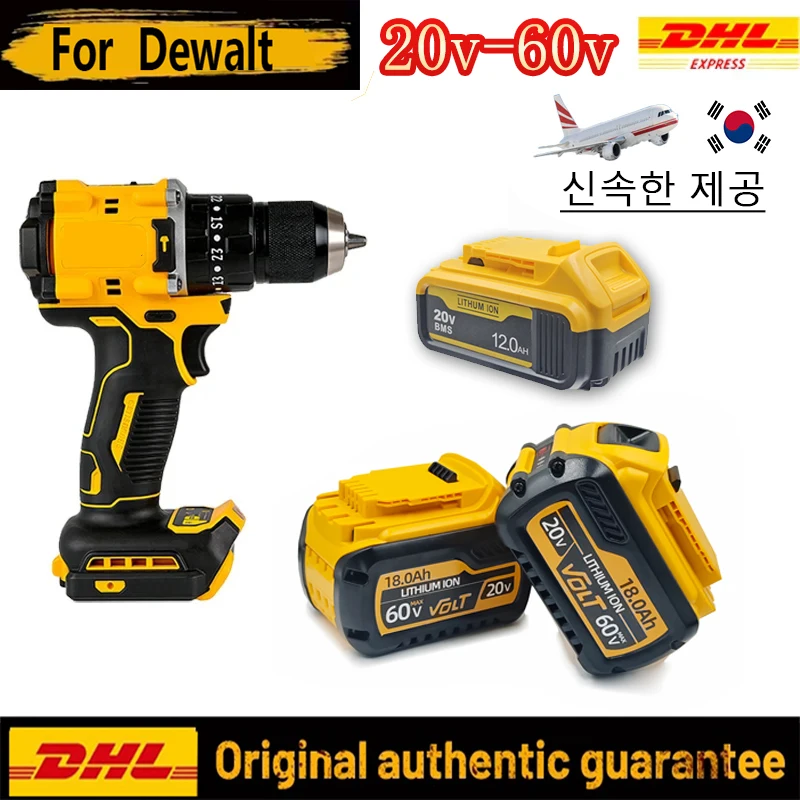 Para baterías de iones de litio DEWALT de 20V y 6000&8000mAh, herramientas eléctricas DEWALT DCB606 DCB205 DCB206 DCBGen DCB200 MAX 20V, baterías DEWALT.